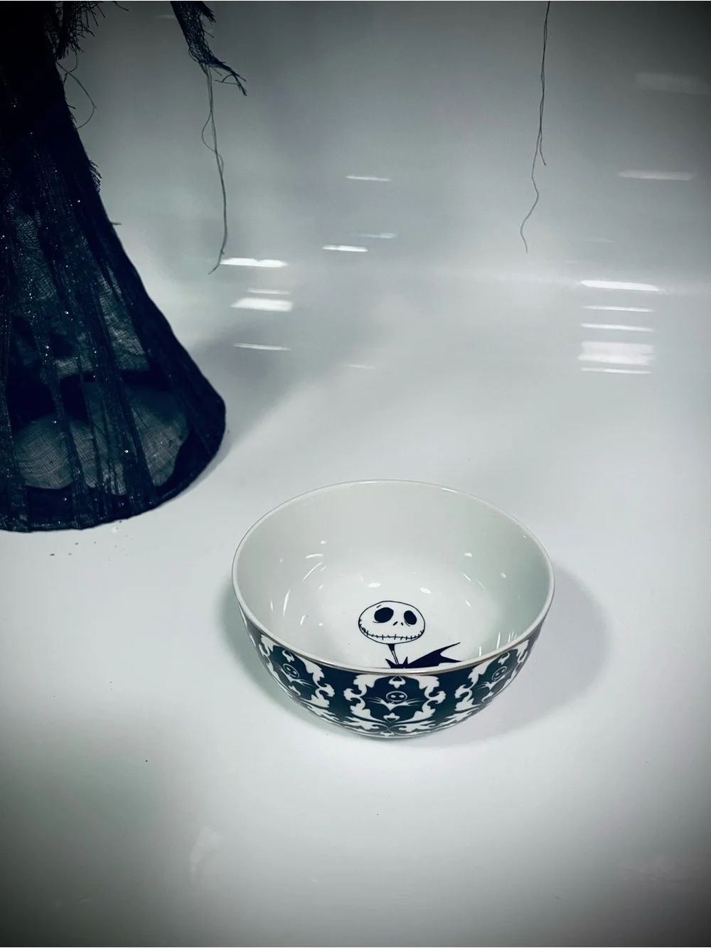 Disney's The Nightmare Before Christmas ceramic bowl with Jack Skellington